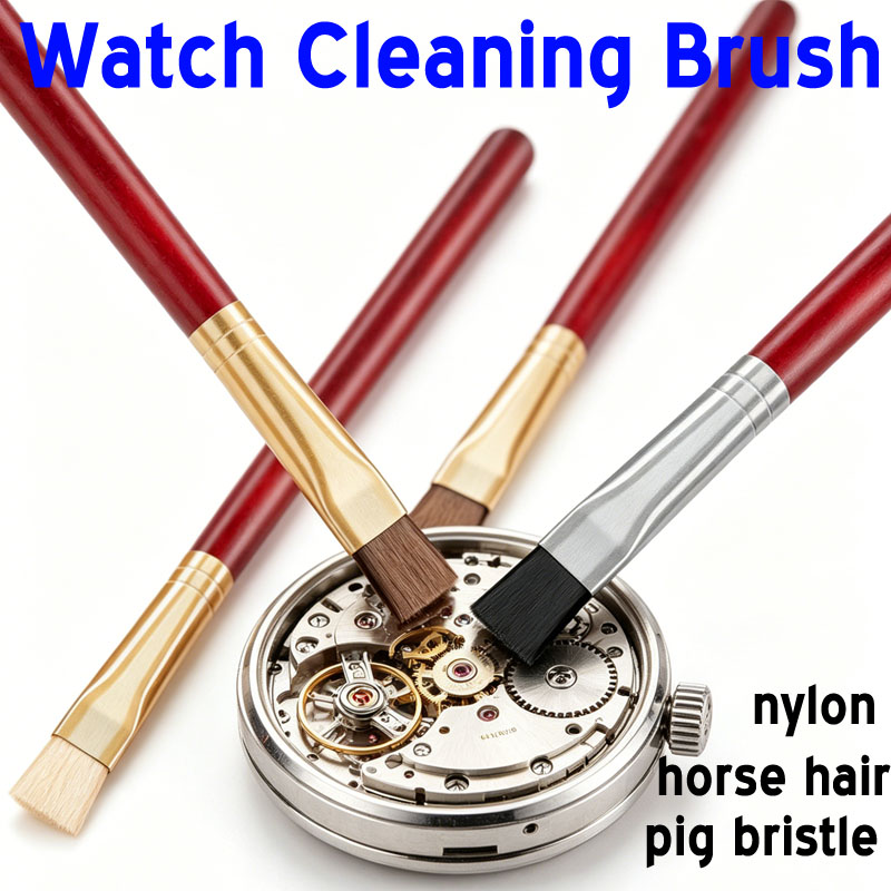 Electronics Repair Training - Soft Watch Movement Cleaning Brush Horse