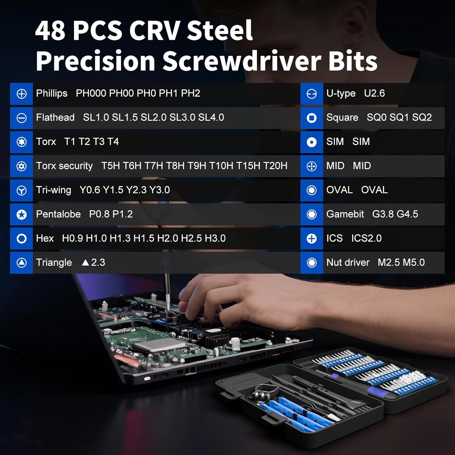 64-in-1 Precision Screwdriver  – Electronics Repair Images recenzja i cena