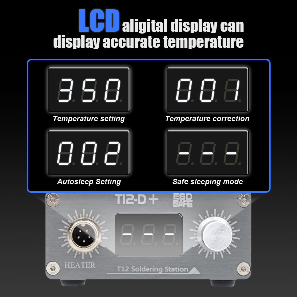 JCD T12-D PLUS Soldering Stati – Electronics Repair Training recenzja i cena