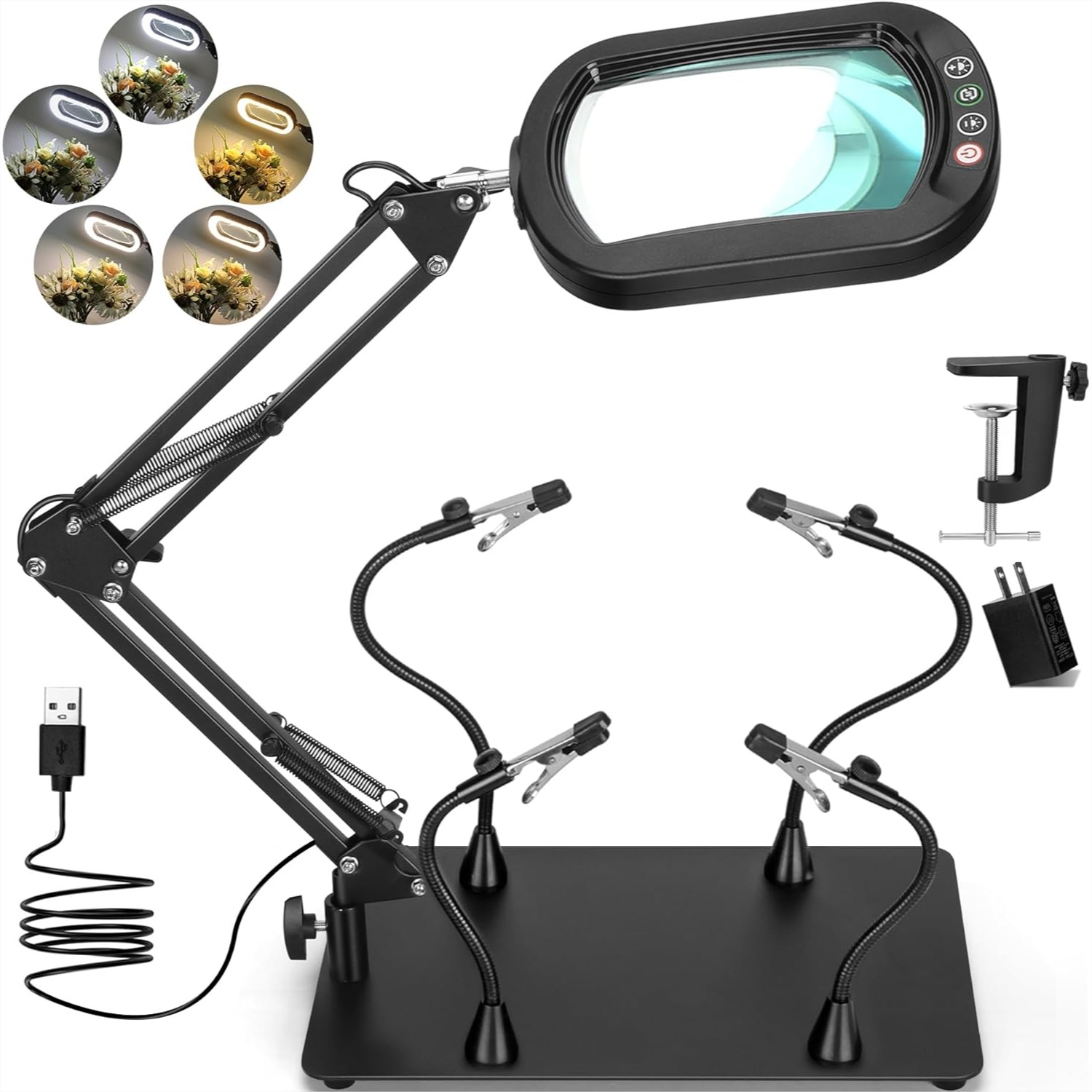 Soldering Station with 10X Mag – Electronics Repair Images recenzja i cena
